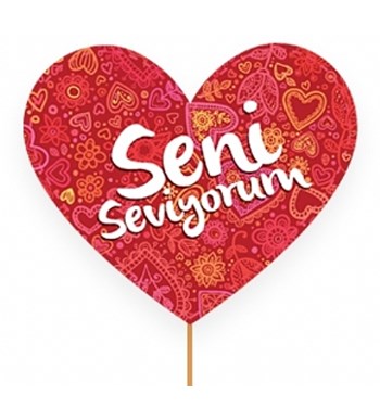seni seviyorum pankart